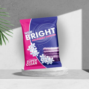 Bright detergent powder packaging display